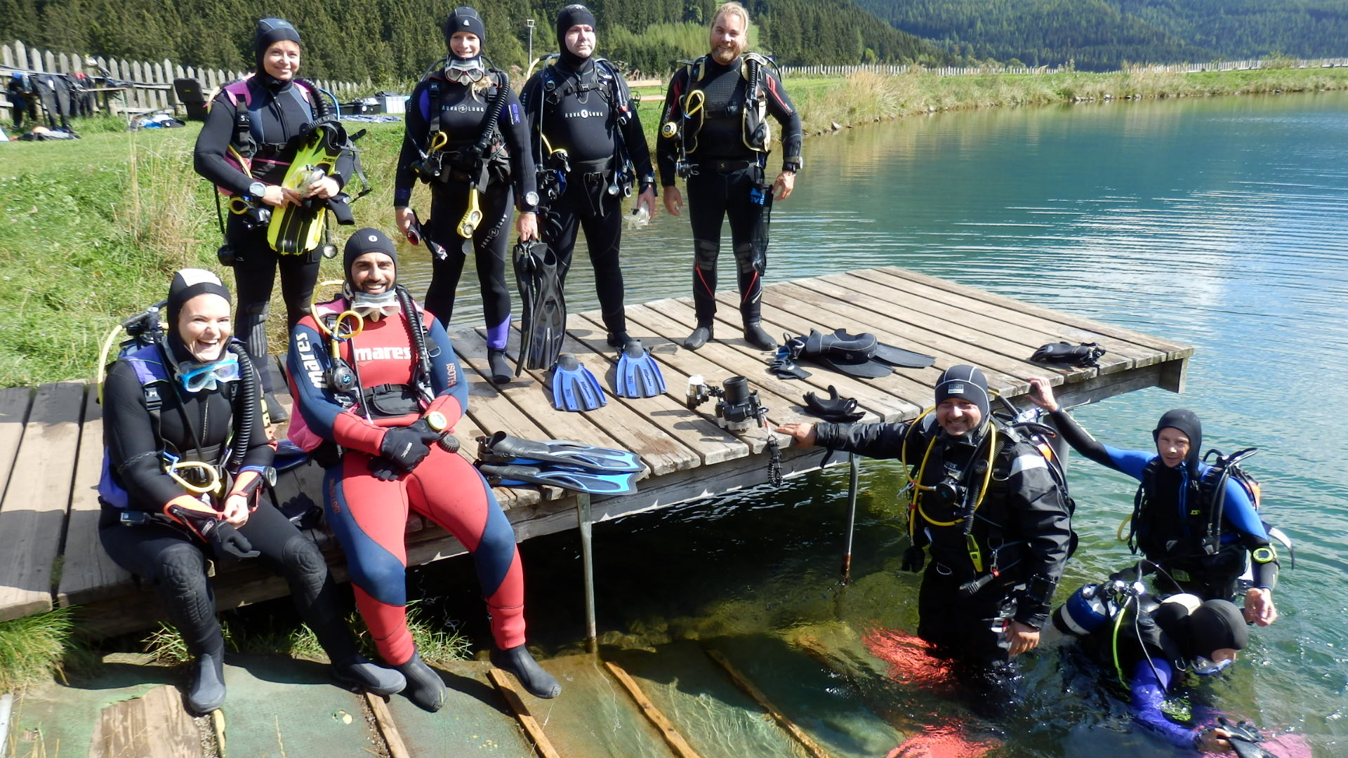 Tauchausflug unseres Vereins an den Grüblsee (2018)